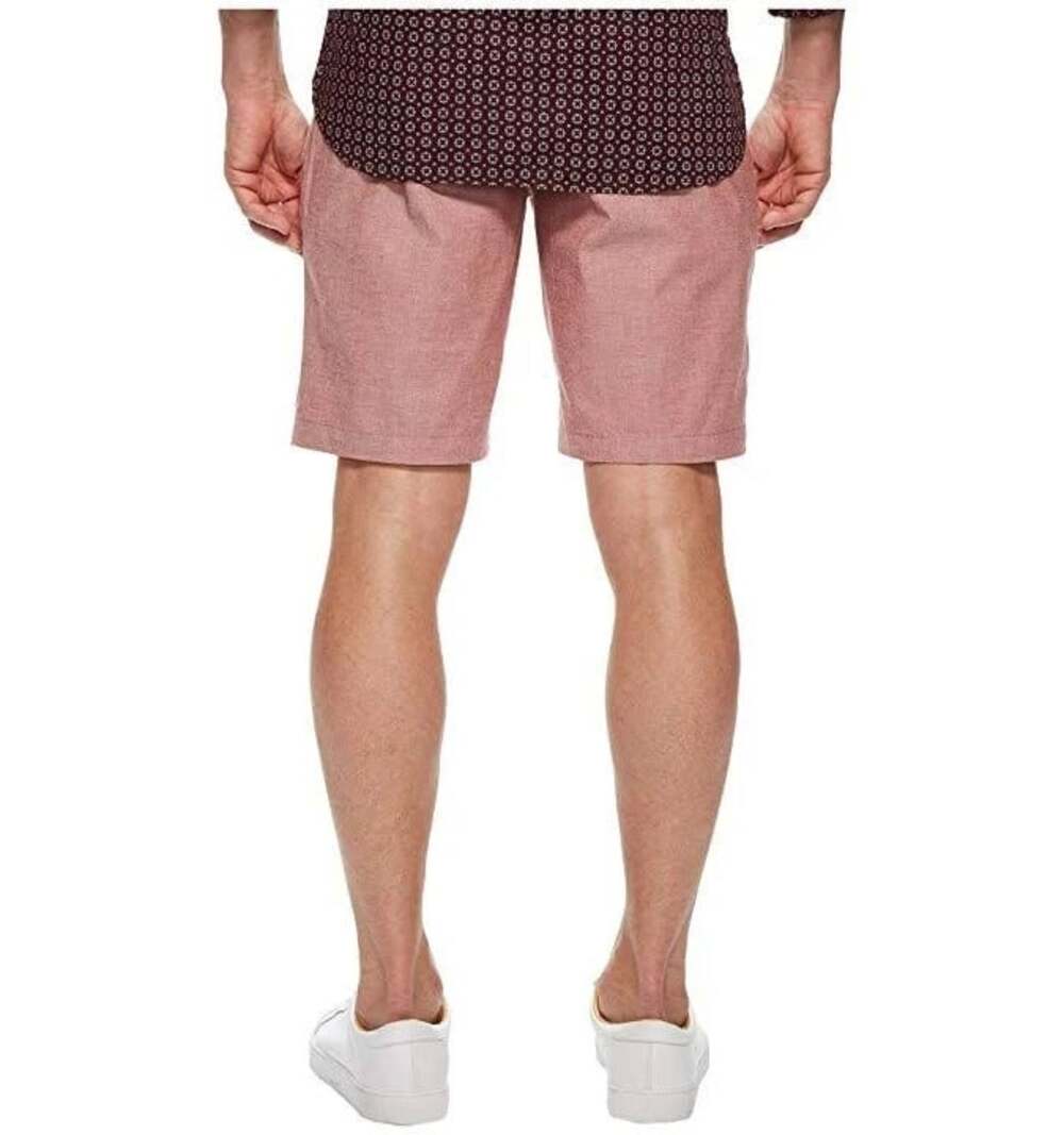 Dockers Perfect Stretch Men's Size 42 Montara Red Flat Front Chino Shorts NWT